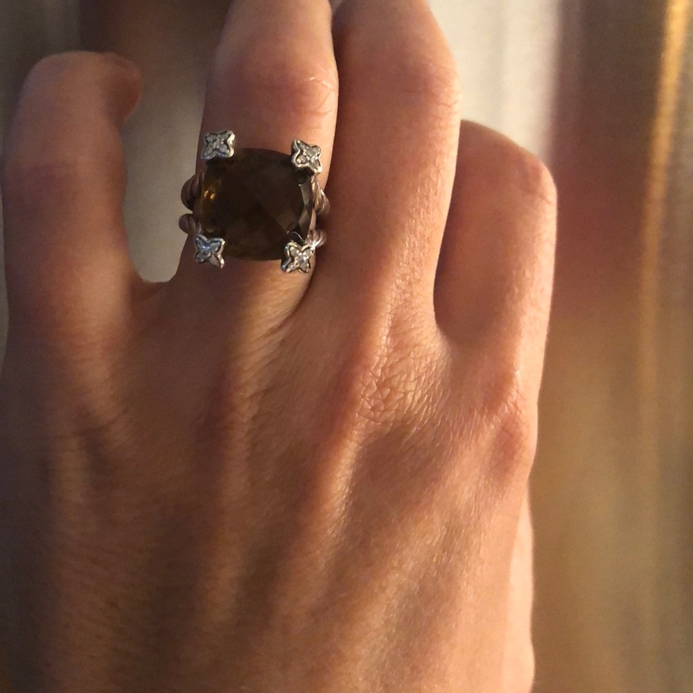David Yurman silver ring size 6
